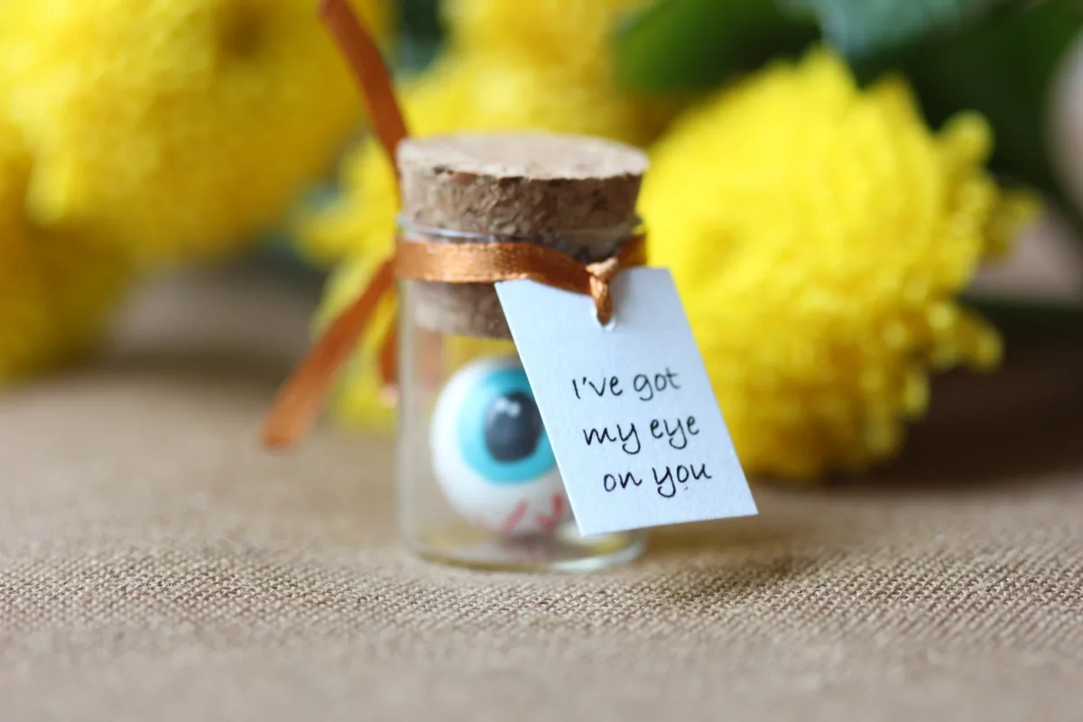 Halloween Eyeball Blood-Shot Scary Eye Ball Trick or Treating Gift Party Treats Favors Personalized Teens Adults Funny Unique Gift