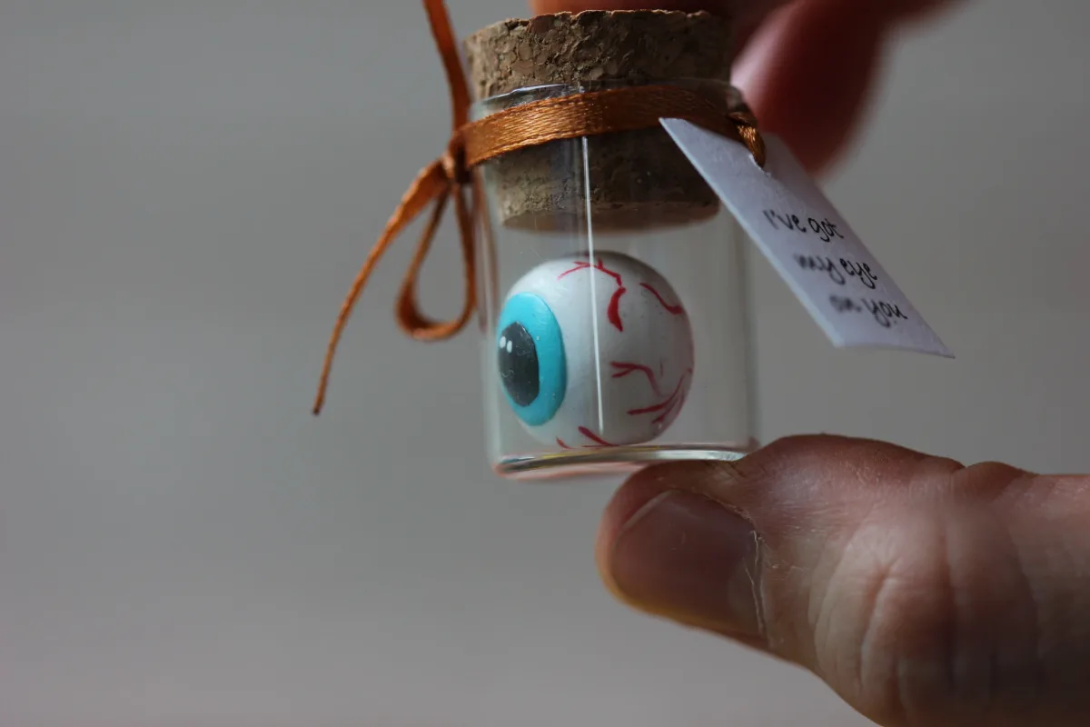Halloween Eyeball Blood-Shot Scary Eye Ball Trick or Treating Gift Party Treats Favors Personalized Teens Adults Funny Unique Gift 3