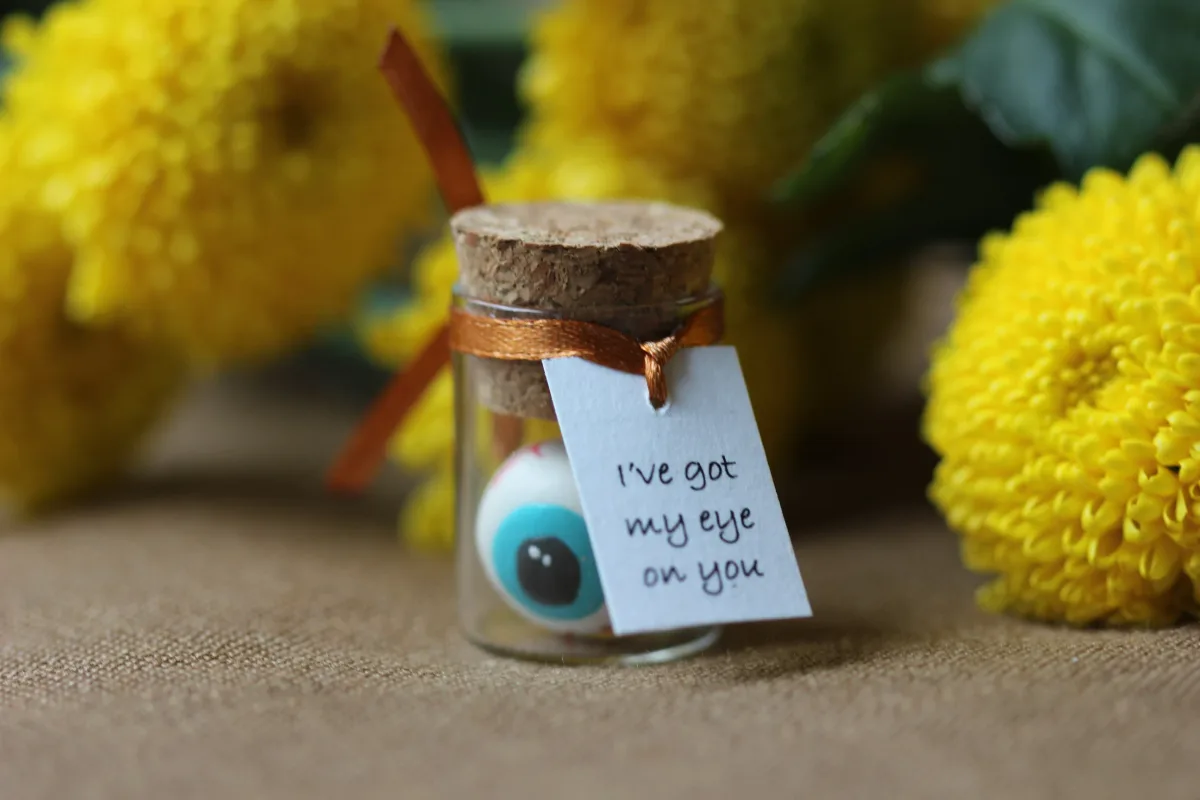 Halloween Eyeball Blood-Shot Scary Eye Ball Trick or Treating Gift Party Treats Favors Personalized Teens Adults Funny Unique Gift 6