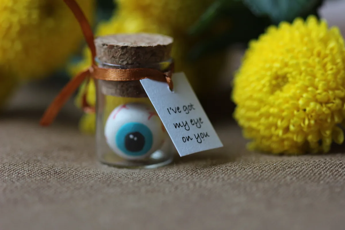 Halloween Eyeball Blood-Shot Scary Eye Ball Trick or Treating Gift Party Treats Favors Personalized Teens Adults Funny Unique Gift 8
