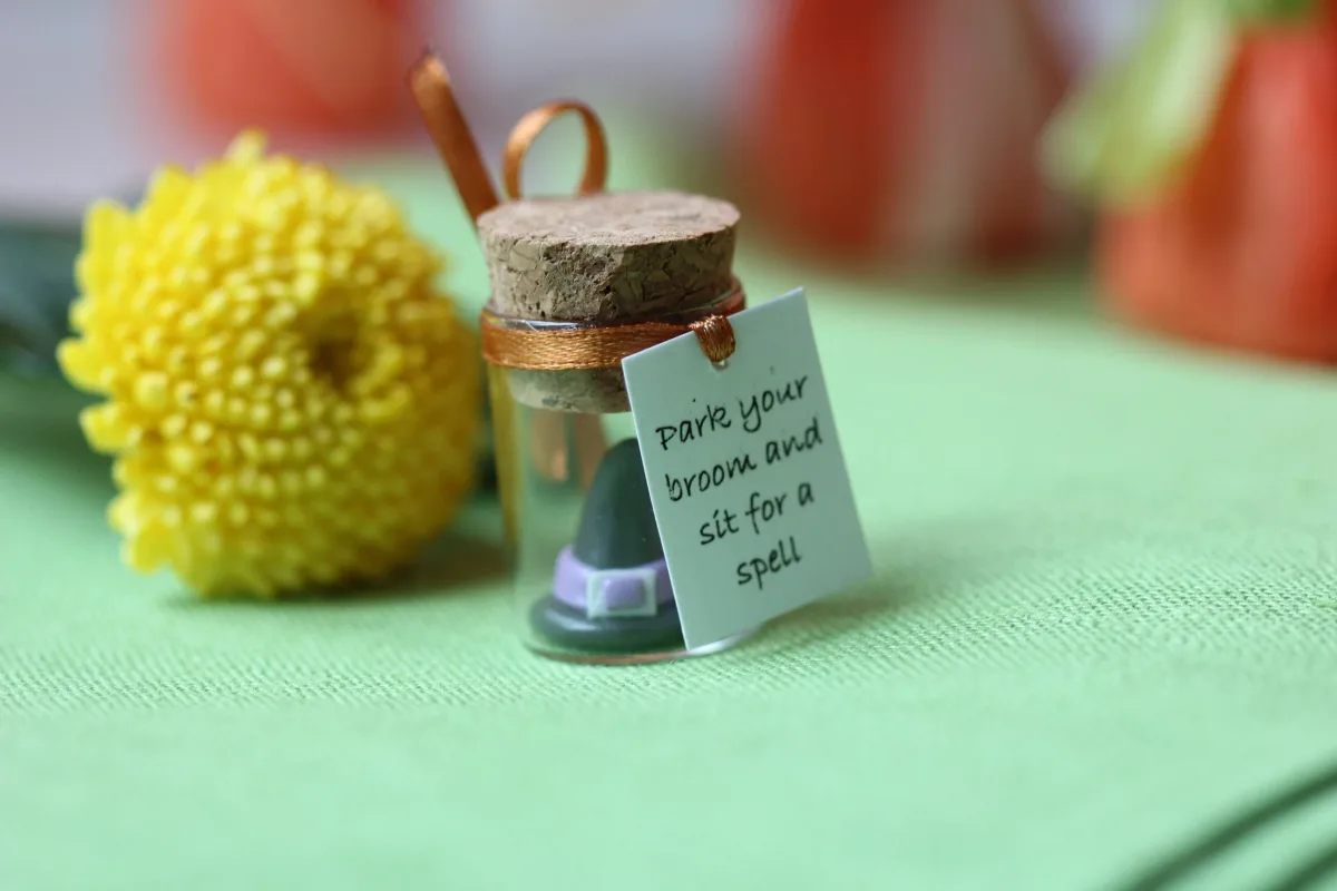 Miniature Witch Hat Halloween Decorations Holiday Ornament Trick or Treating Gift Party Treats Favors Personalized Funny Unique Gift