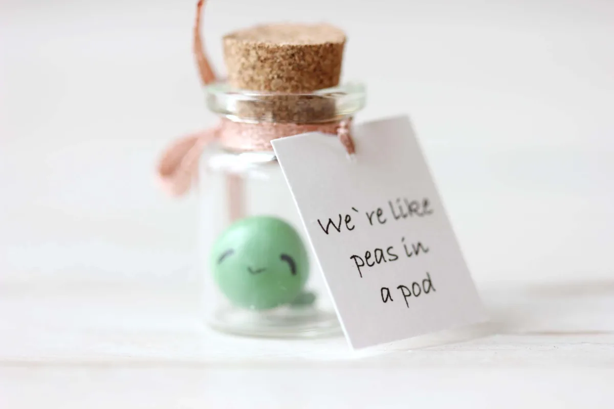 Funny Motivational Gift Pea Miniature Figurine One Pea Vegan Gift Personalized Boyfriend Girlfriend Romantic Gift Customized Party Favors 5