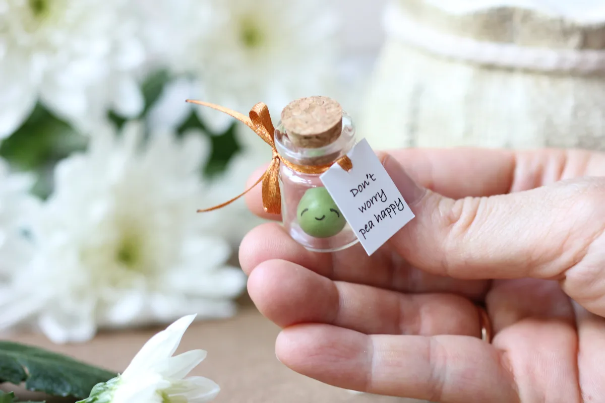 Funny Motivational Gift Pea Miniature Figurine One Pea Vegan Gift Personalized Boyfriend Girlfriend Romantic Gift Customized Party Favors 9