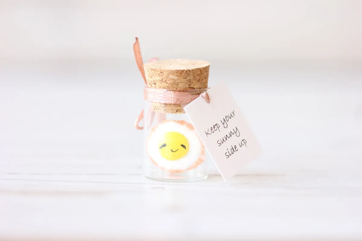 Funny Personalized Motivational Gift Inspirational Quote Gift for Him Her Miniature Fried Egg Customized Party Favors for Teens and Adults 3