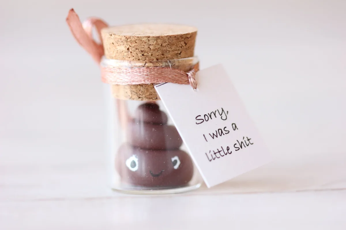 Motivational Polymer Clay Poop in a Bottle with Customizable Tag, Personalized Poop Funny Boyfriend Girlfriend Gift Customized Party Favors 7