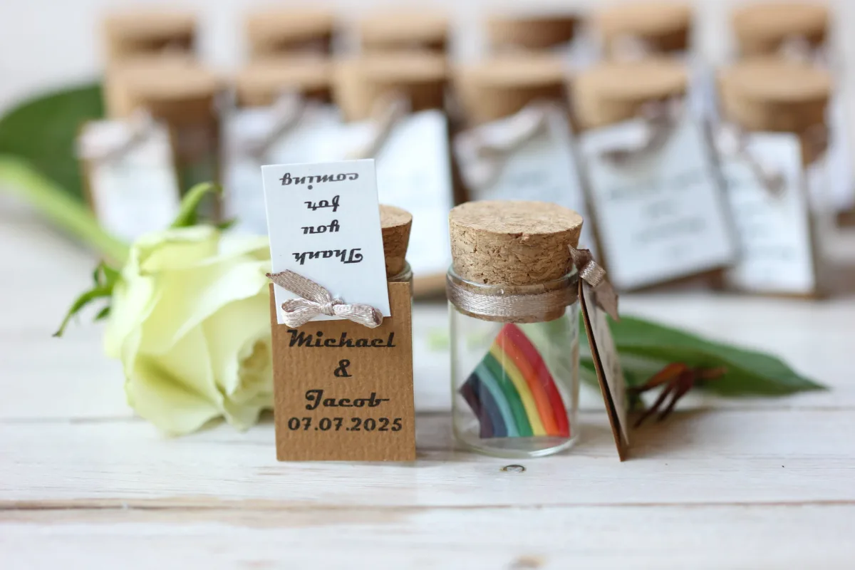 Gay Wedding Favors Mr and Mr Bulk Personalized Thank You Gift for Guests Party Favors LGBT Wedding Groom and Groom Customized Keepsakes 2