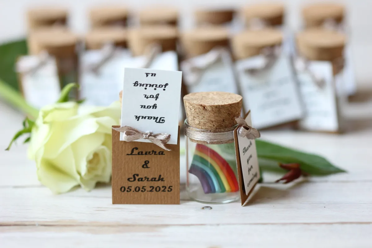 Gay Wedding Favors Mr and Mr Bulk Personalized Thank You Gift for Guests Party Favors LGBT Wedding Groom and Groom Customized Keepsakes 3