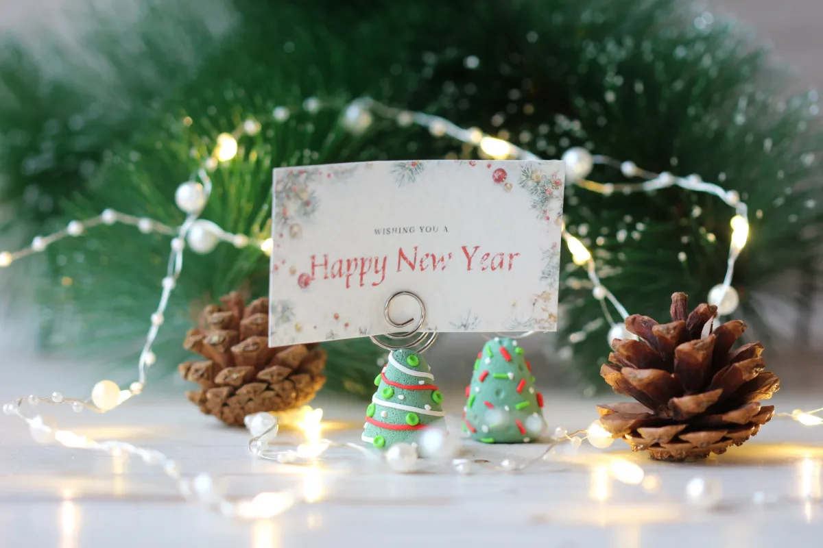 Place Card Holders, Christmas Ornament, Christmas Tree, Cards Guests Seating Table Finder Cards Wedding Supplies Price Tag Holders, Set of 2