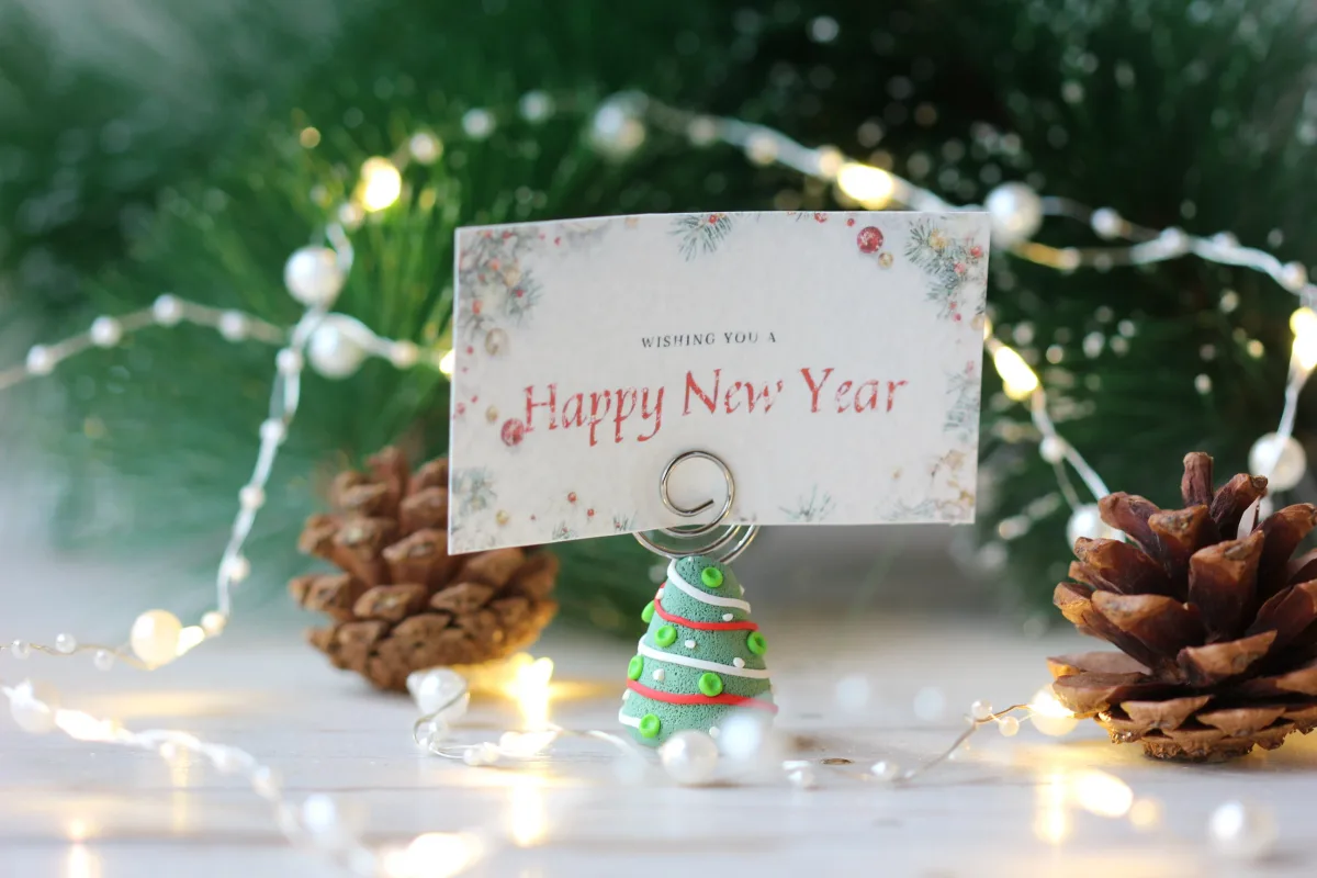 Place Card Holders, Christmas Ornament, Christmas Tree, Cards Guests Seating Table Finder Cards Wedding Supplies Price Tag Holders, Set of 2 6