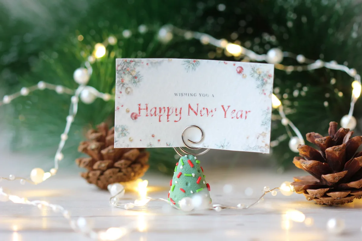 Place Card Holders, Christmas Ornament, Christmas Tree, Cards Guests Seating Table Finder Cards Wedding Supplies Price Tag Holders, Set of 2 8