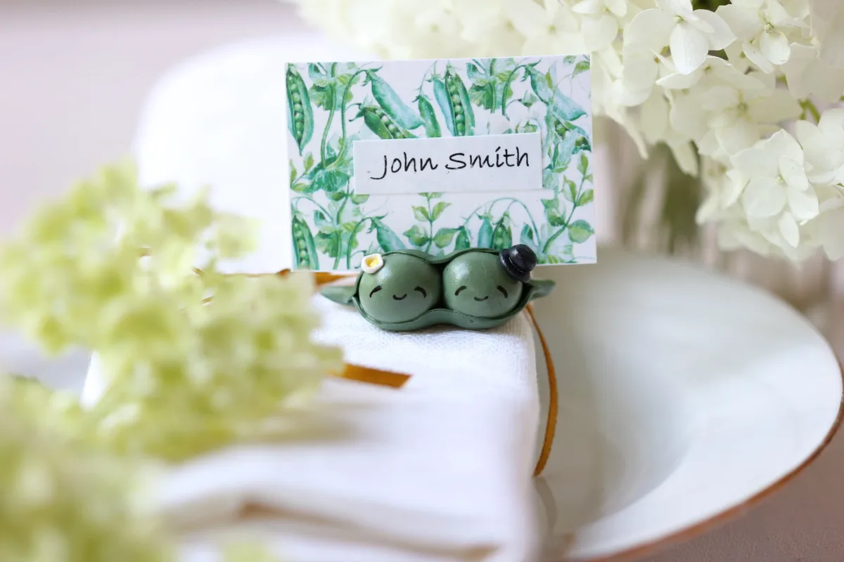 Wedding Card Holders, Cute Wedding Favors, Two Peas in a Pod Wedding Party Supplies Garden Outdoor Wedding Party Gifts and Mementos 3