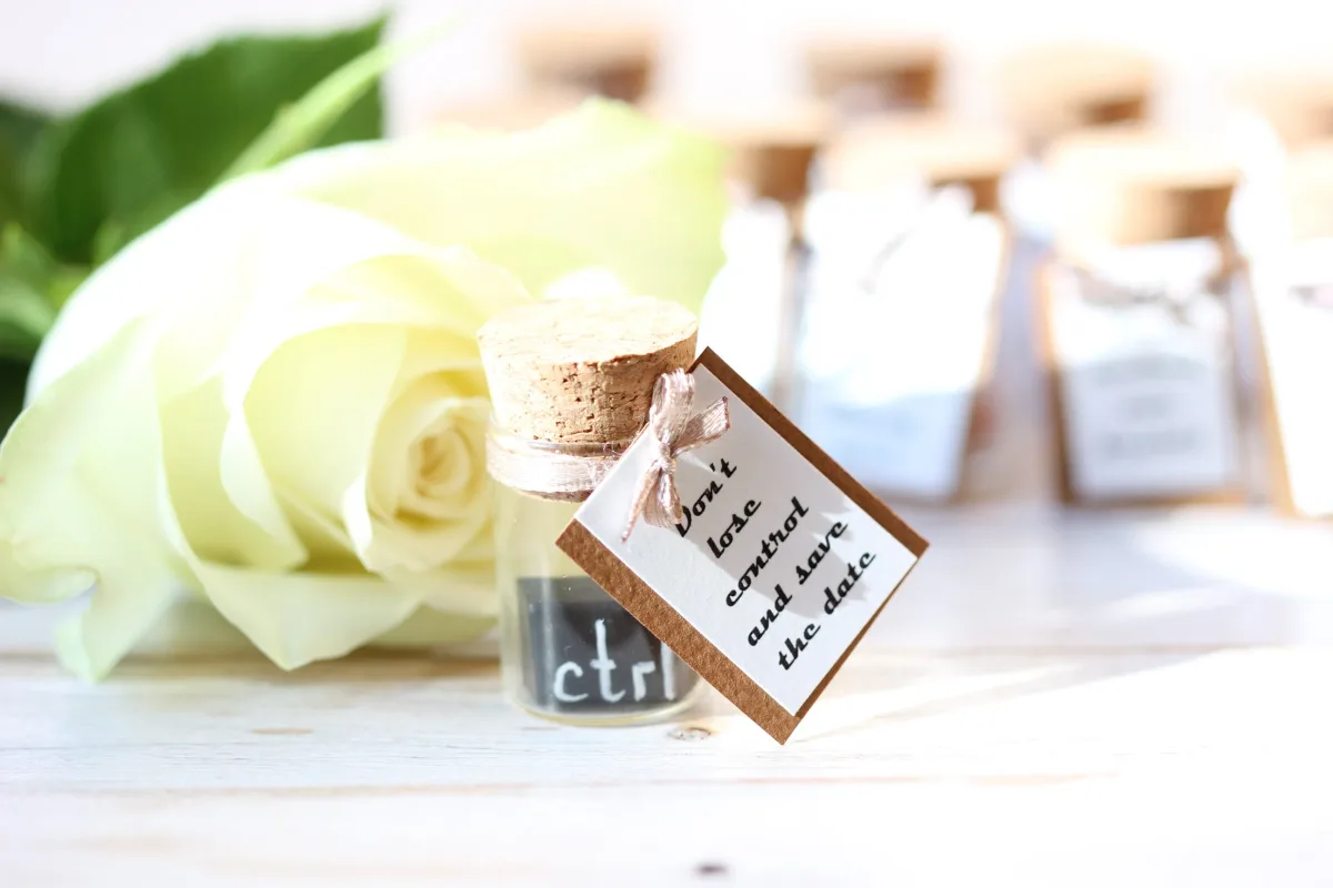 Wedding Favors for Guests in Bulk Nuptial CTRL: Personalized Bottle with a Playful Twist Anniversary Bridal Shower Birthday Gifts Pun Joke 3