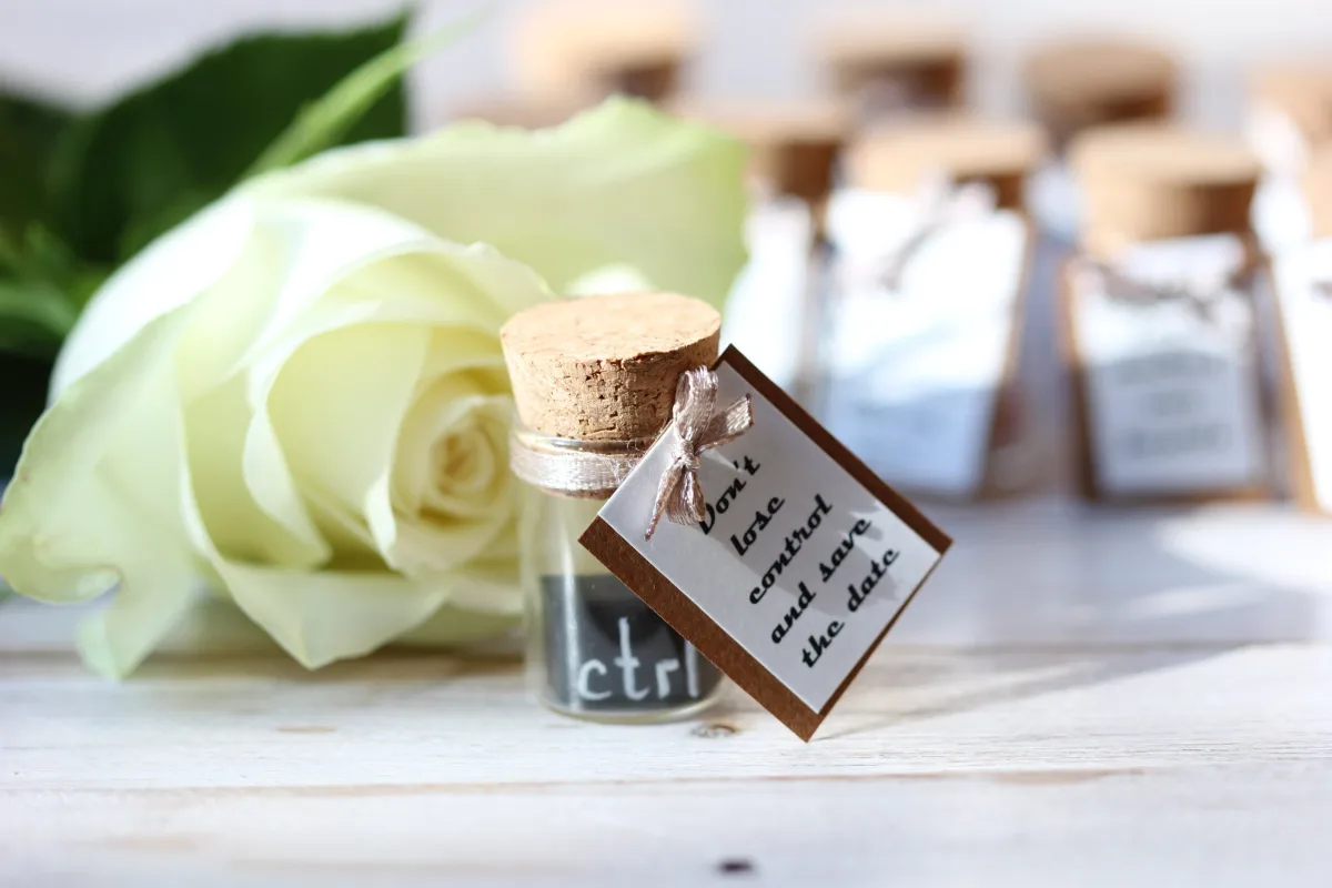 Wedding Favors for Guests in Bulk Nuptial CTRL: Personalized Bottle with a Playful Twist Anniversary Bridal Shower Birthday Gifts Pun Joke 4