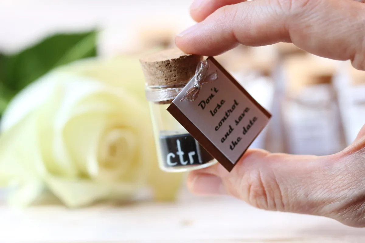 Wedding Favors for Guests in Bulk Nuptial CTRL: Personalized Bottle with a Playful Twist Anniversary Bridal Shower Birthday Gifts Pun Joke 5