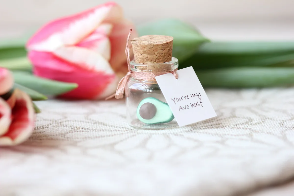 Avacado Anniversary Valentines Day Gift for Her For Him, Cute Anniversary Vegan Gift for Boyfriend Girlfriend Personalized Funny Present 5