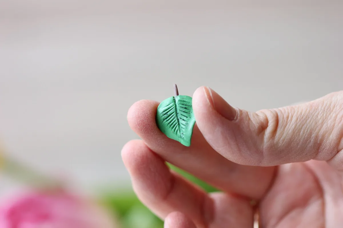 Boyfriend Girlfriend Gift Tiny leaf Anniversary Present for Husband Wife Polymer Clay Miniature Personalized Valentine's Day Cute Gift 2