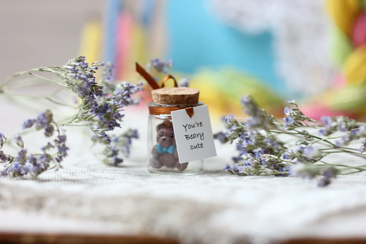 Funny Gift for Boyfriend, Birthday Gift For Him, Anniversary Gift For Boyfriend Personalized Handmade Gift For Husband, Miniature Teddy Bear 2