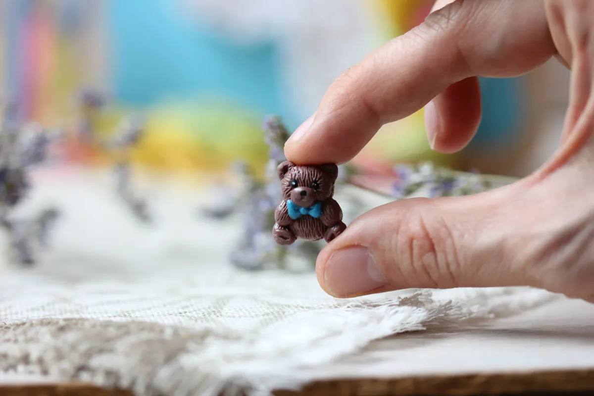 Funny Gift for Boyfriend, Birthday Gift For Him, Anniversary Gift For Boyfriend Personalized Handmade Gift For Husband, Miniature Teddy Bear 3