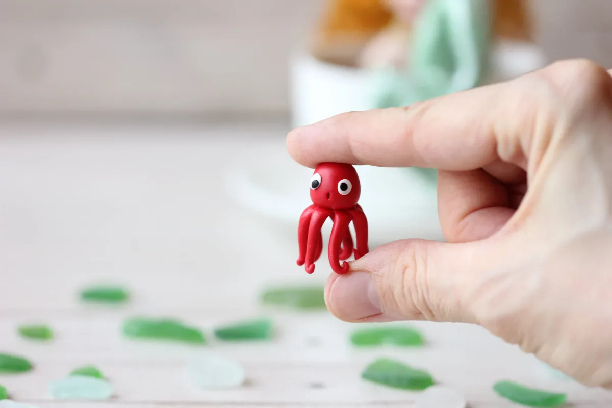 Gift for Girlfriend Boyfriend Valentine's Day Personalized Anniversary Gift for Husband Wife Polymer Clay Octopus Customized Party Favors 6