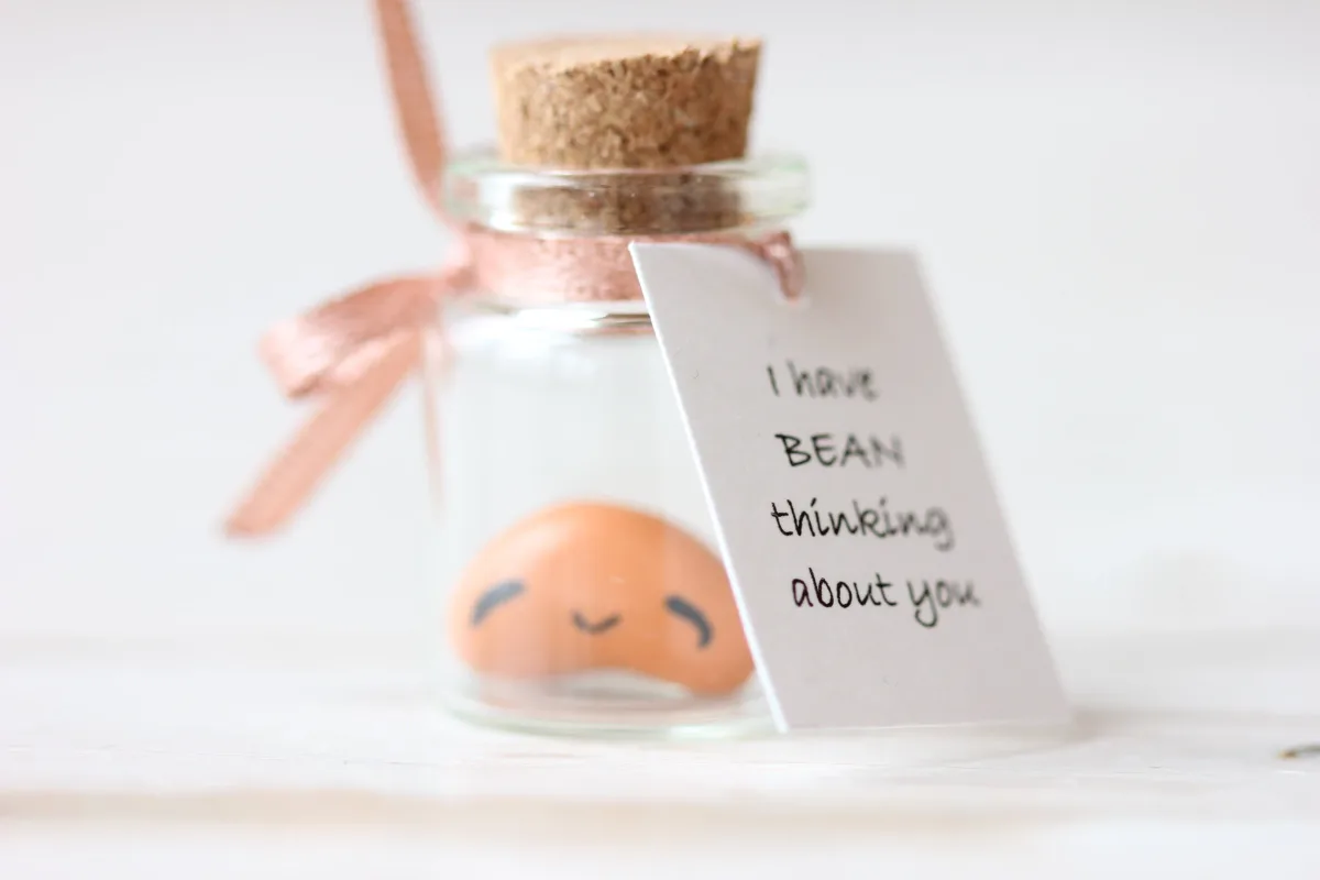Thank You Personalized Boyfriend Girlfriend Romantic Funny Gift Bean Vegan Mother's, Dad Day Valentines Day Present Customized Party Favors 7
