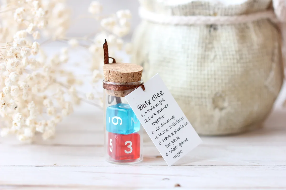 Valentine's Day Gift Date Decision Maker Dice Personalized Couple Gift Anniversary gift for Girlfriend Boyfriend 4