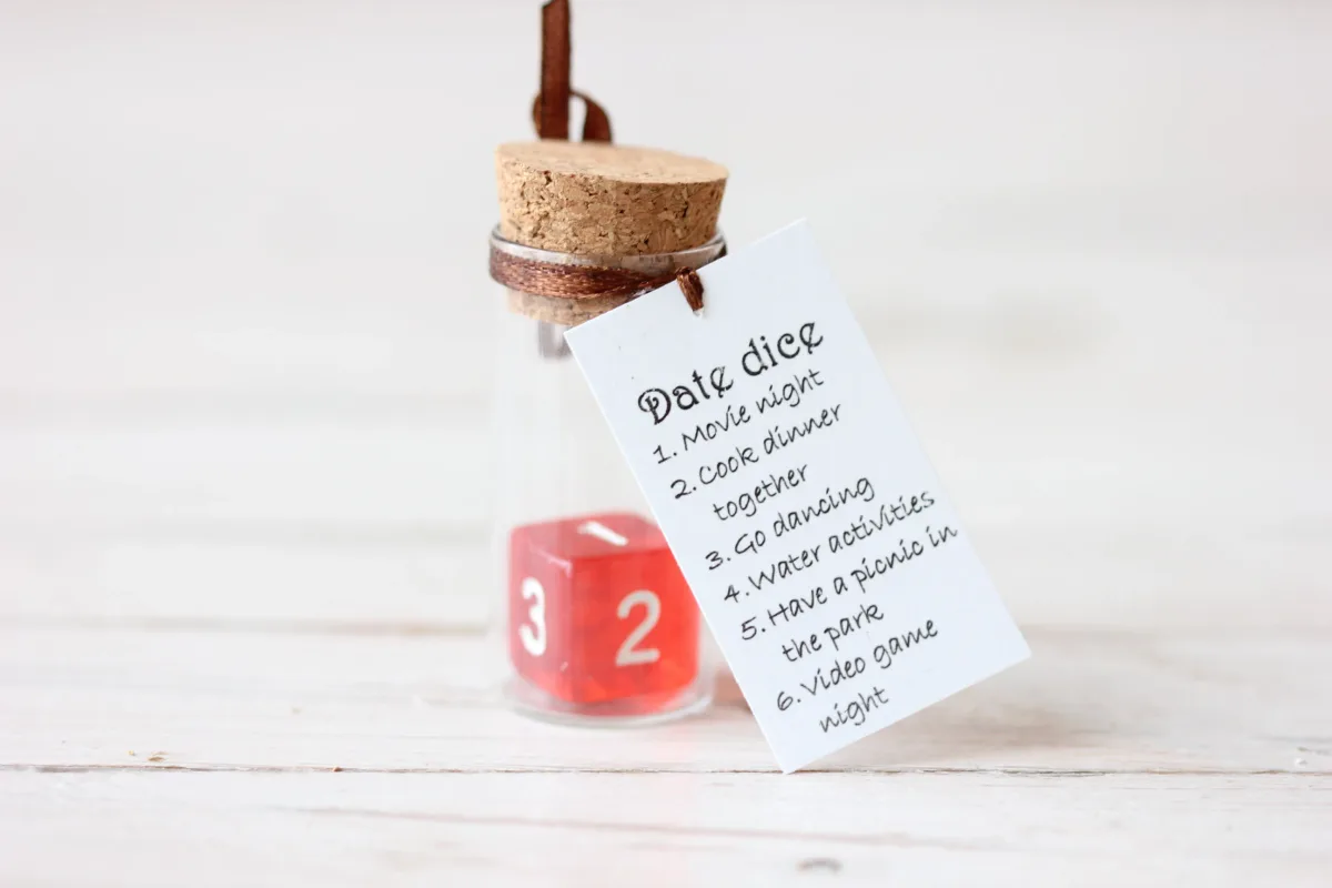 Valentine's Day Gift Date Decision Maker Dice Personalized Couple Gift Anniversary gift for Girlfriend Boyfriend 7