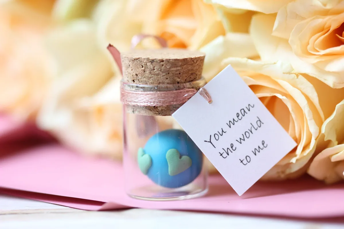 Worldly Love Glass Keepsake: A Symbol of Enduring Affection Handmade Earth Unique Gift, Anniversary Gift, Gift for Mom, Grandma, Boyfriend 1