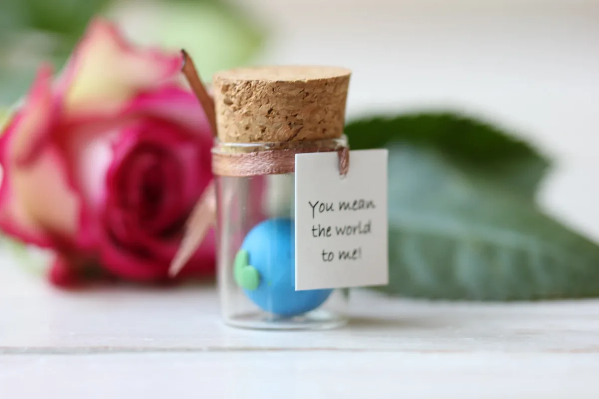 Worldly Love Glass Keepsake: A Symbol of Enduring Affection Handmade Earth Unique Gift, Anniversary Gift, Gift for Mom, Grandma, Boyfriend 4