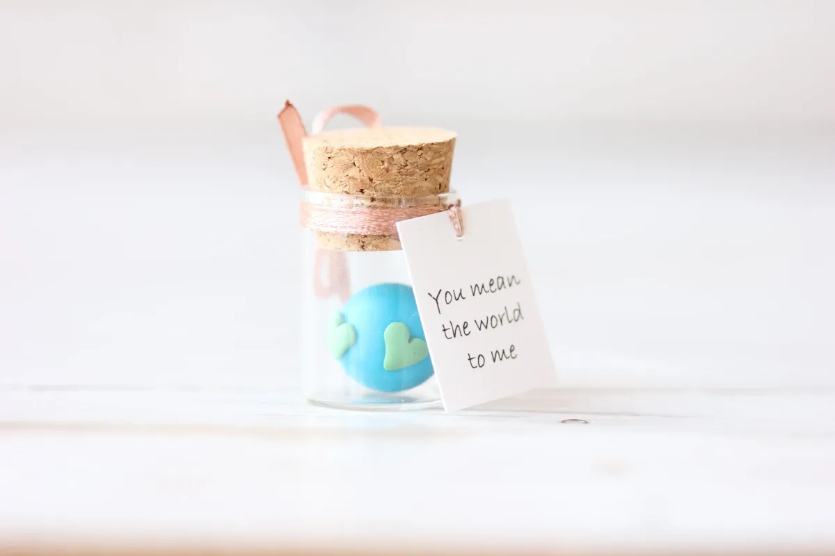 Worldly Love Glass Keepsake: A Symbol of Enduring Affection Handmade Earth Unique Gift, Anniversary Gift, Gift for Mom, Grandma, Boyfriend 5