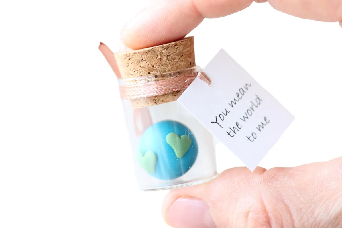 Worldly Love Glass Keepsake: A Symbol of Enduring Affection Handmade Earth Unique Gift, Anniversary Gift, Gift for Mom, Grandma, Boyfriend 8