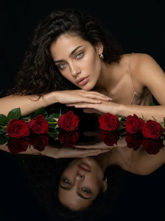 Reflection and roses