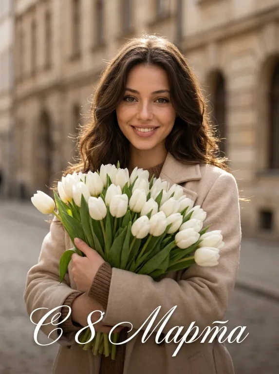 Открытка на 8 марта