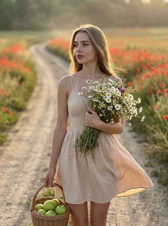 Закат среди маков