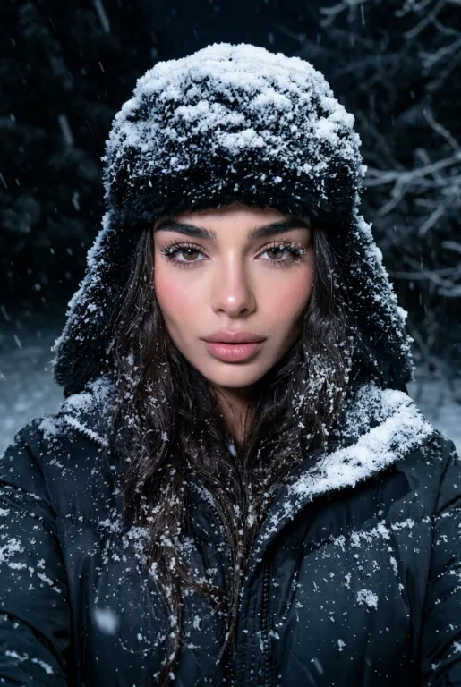 Селфи в снегу