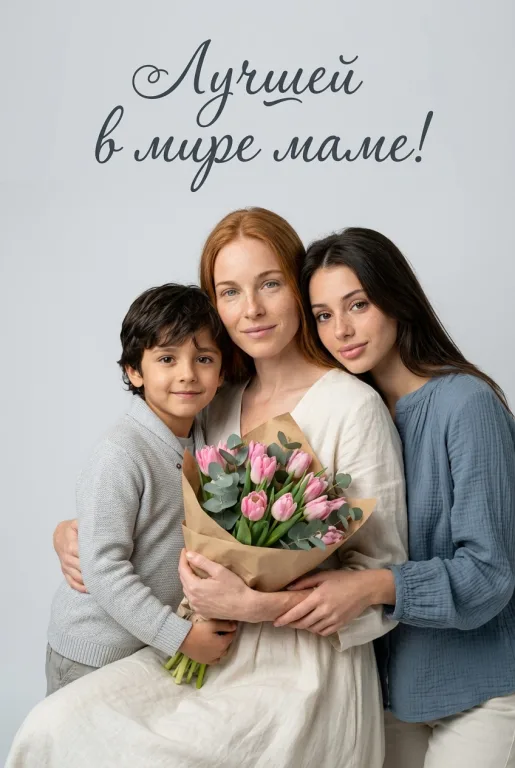 Открытка для мамы на День матери