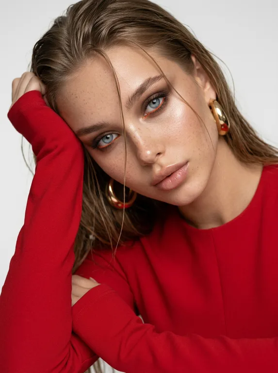 Smoky Eyes in Red