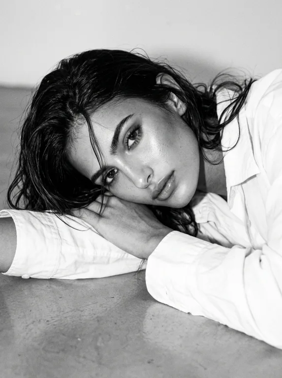 Lying Portrait in B&W
