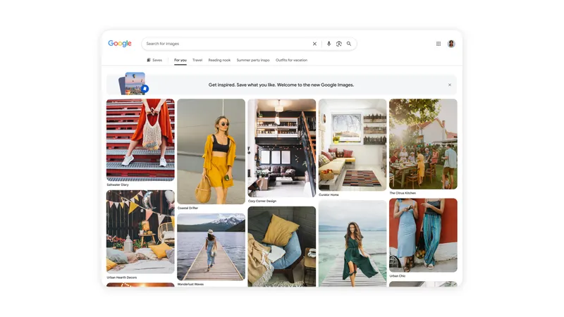 Google Images копирует Pinterest: новый дизайн и генерация картинок прямо в поиске