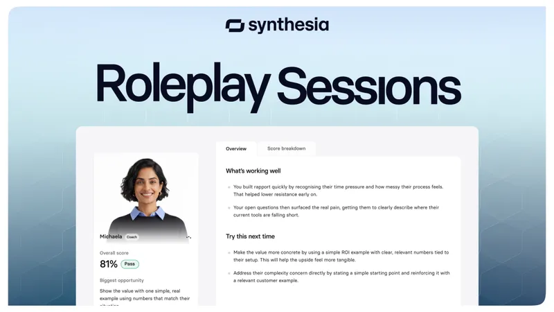 Synthesia запускает ИИ-тренажер для отработки сложных переговоров