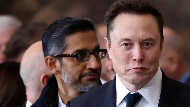 Акции Tesla и Alphabet падают из-за опасений по поводу расходов на ИИ