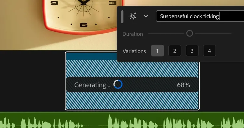 Adobe Premiere встроила ИИ-генерацию видео и звука прямо в таймлайн
