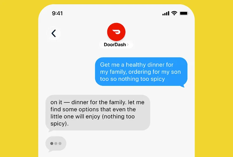 DoorDash запустила ИИ-агента для заказа еды через сообщения