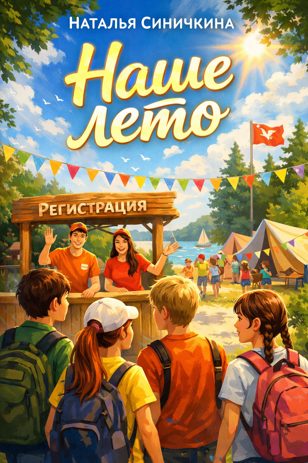 придумать обложку для книги Натальи Синичкиной Наше лето
Когда четверка друзей с