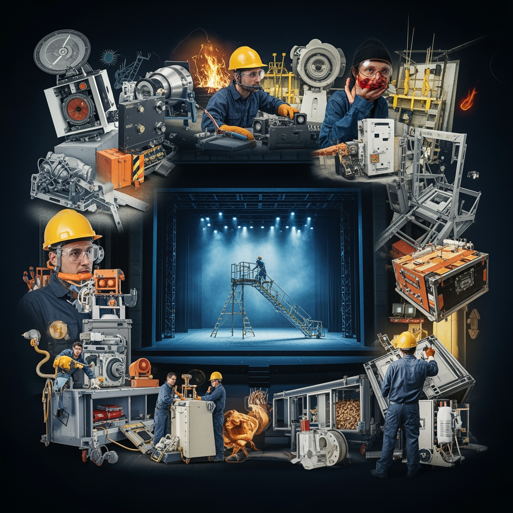 Исходя из текста ниже, сгенерируй картинку факторов и условий труда для машинист