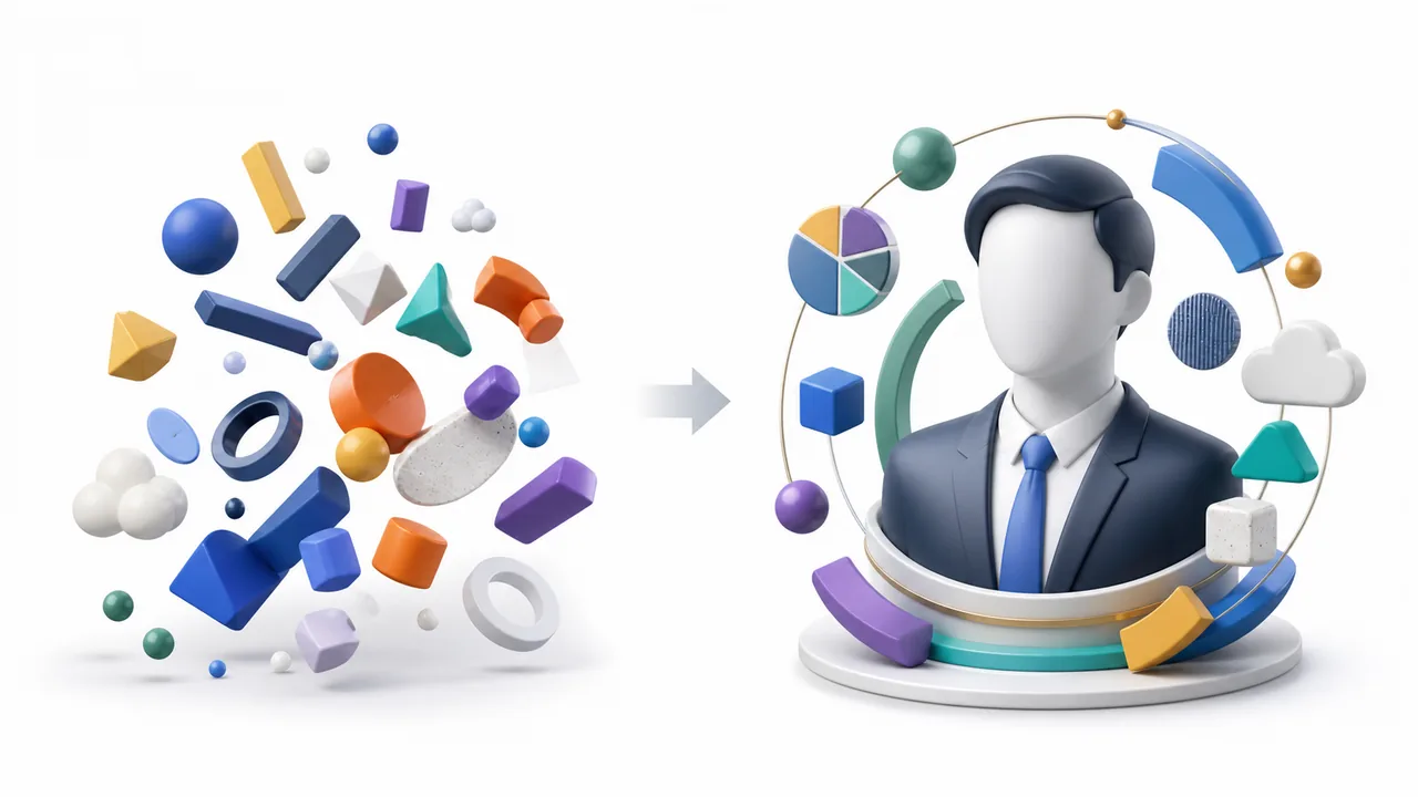 Soft 3D до и после: разрозненные элементы проекта собираются в гармоничный образ бренда без основаа