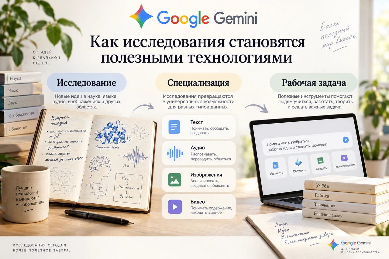 Google — Как исследования становятся полезными технологиями