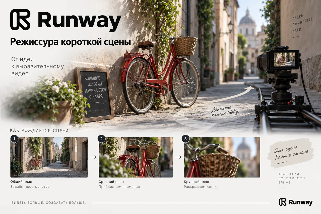 Runway: Срежиссируйте короткую сцену