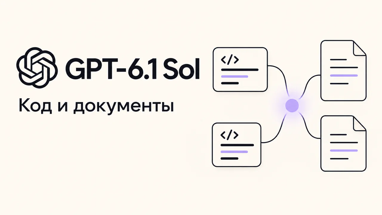 GPT-6.1 Sol помогает связывать код и документы