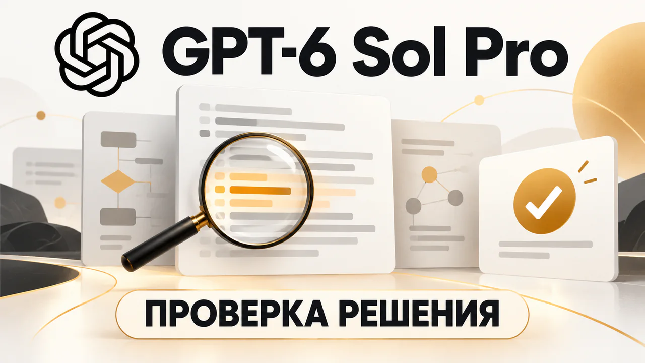 GPT-6 Sol Pro — проверка решения