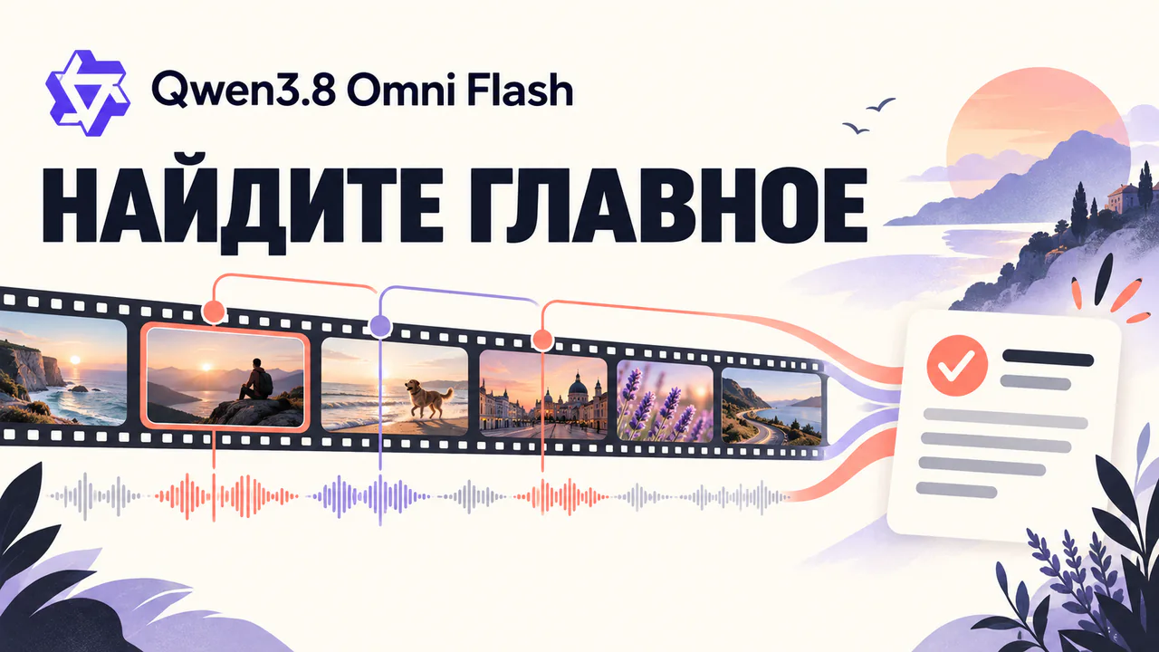 Qwen3.8 Omni Flash — как найти главное в записи